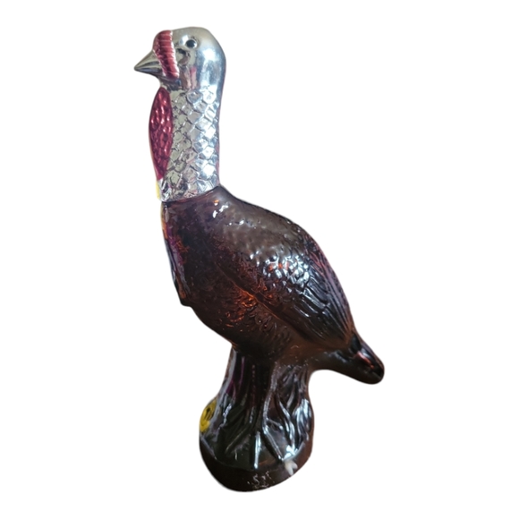 Vtg Avon WILD TURKEY 6 oz Wild Country After Shave Decanter Amber Bottle - Picture 4 of 7